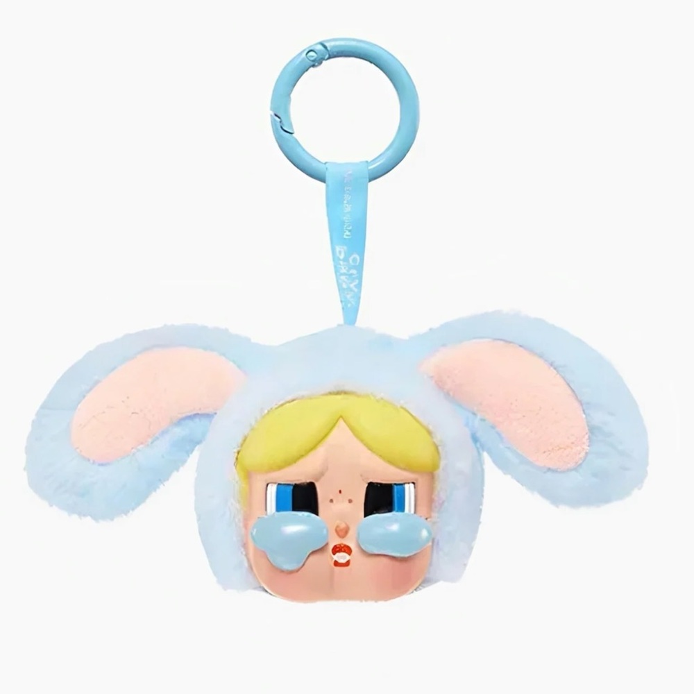 Bunny Bubbles- Crybaby x Powerpuff Girls POPMART Vinyl Face Plush pendant